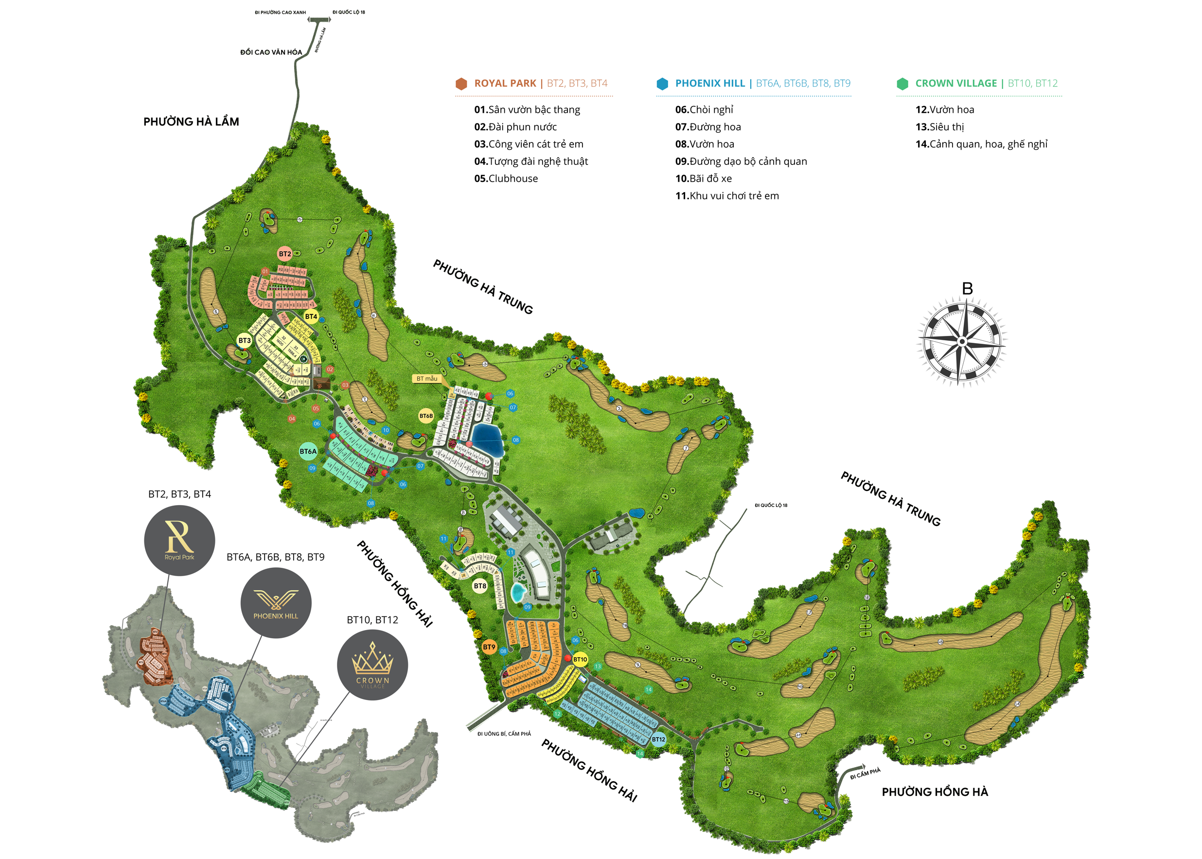 mặt bằng tổng thể dự án