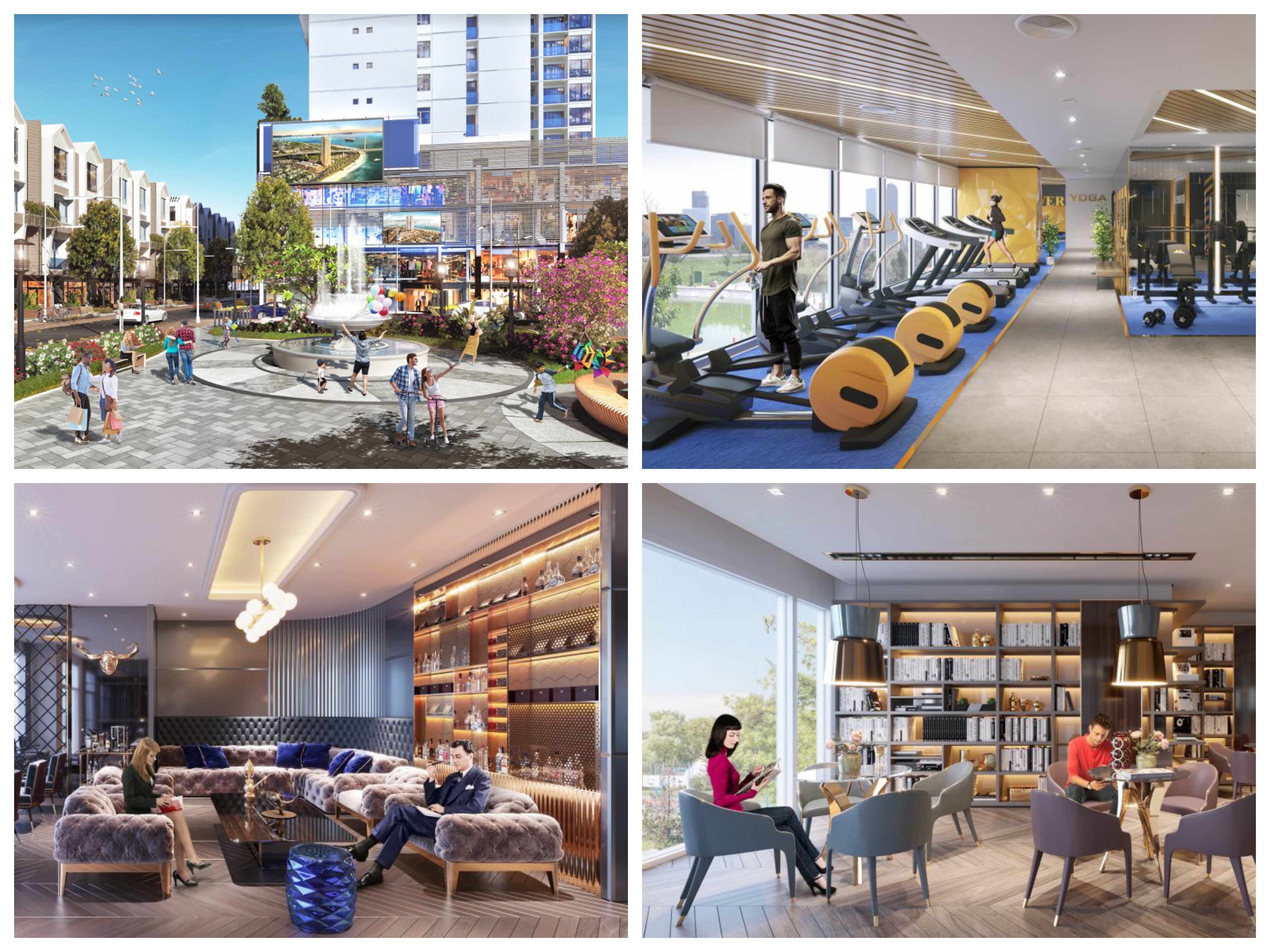 các tiện ích của dự án green diamond