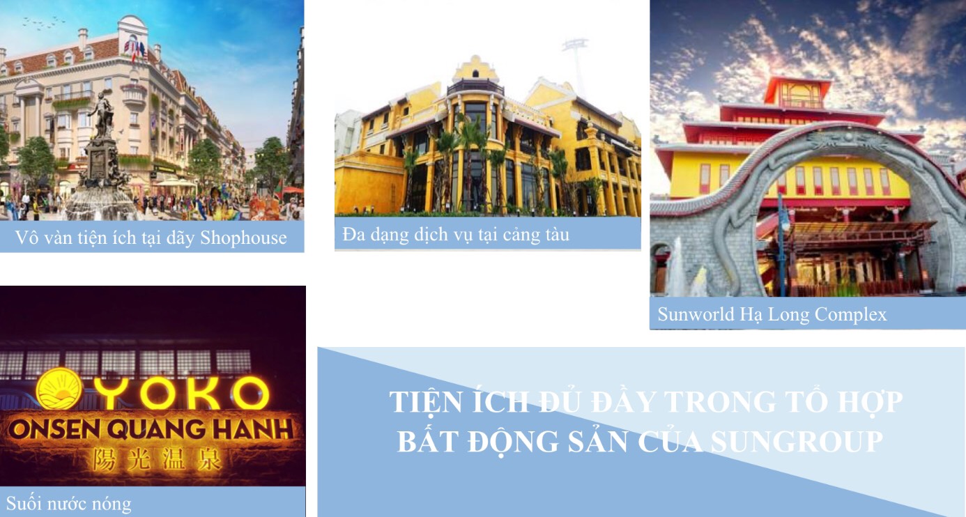 tiện ích ngoại khu của dự án biệt thự sun hạ long