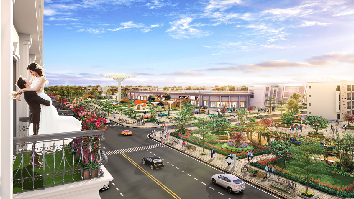 quảng trường dự án ariyana center hải hà