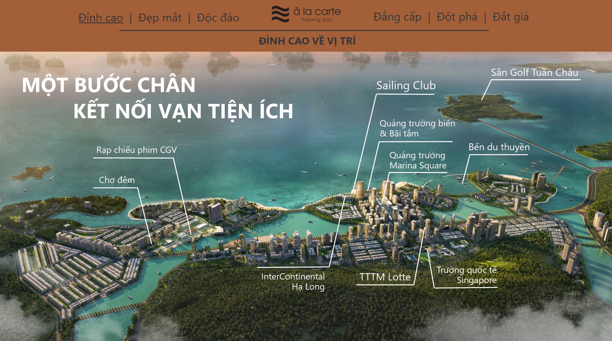 tiện ích tại dự án A la carte Hạ Long