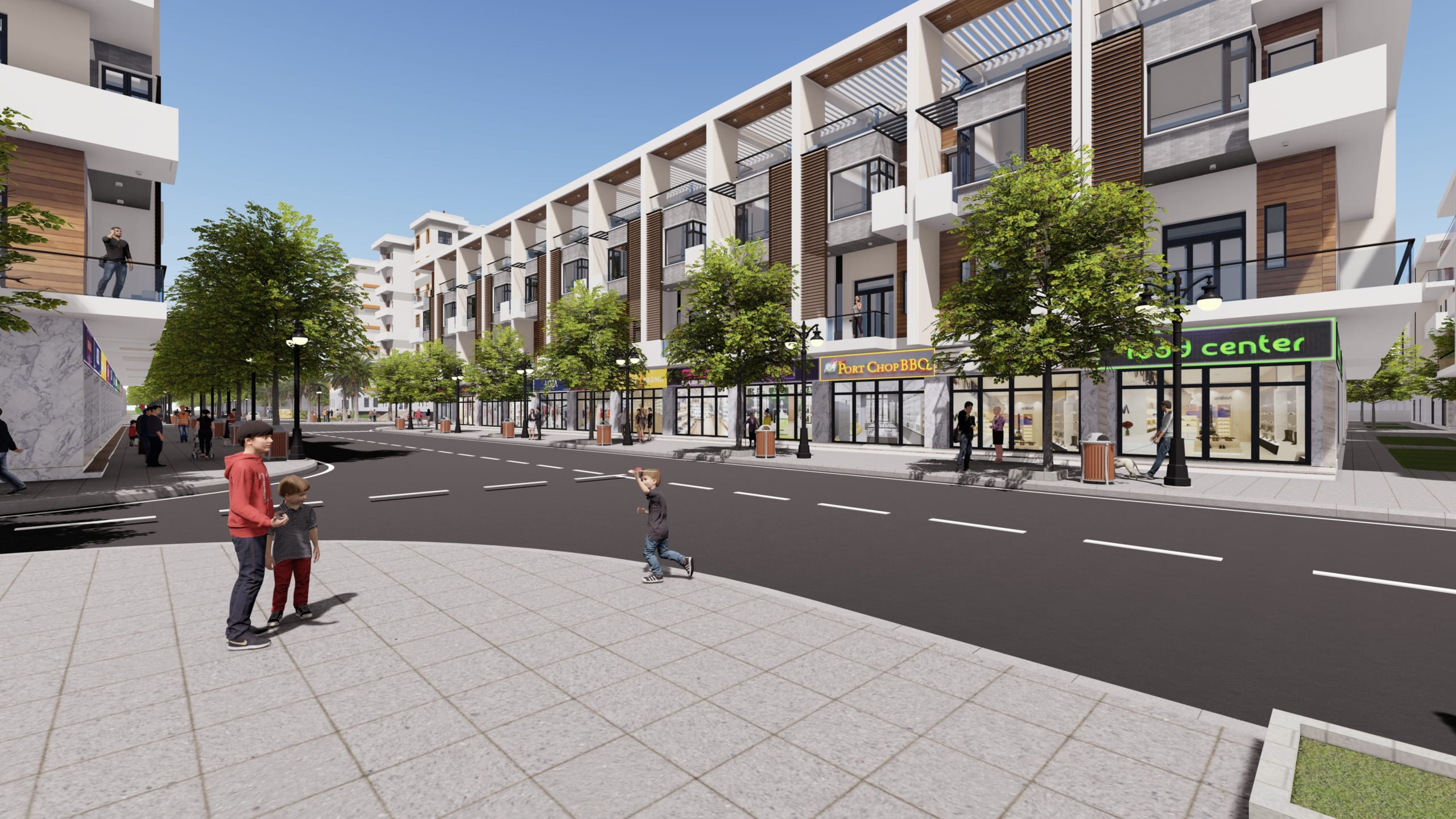 hỉnh ảnh thiết kế Shophouse