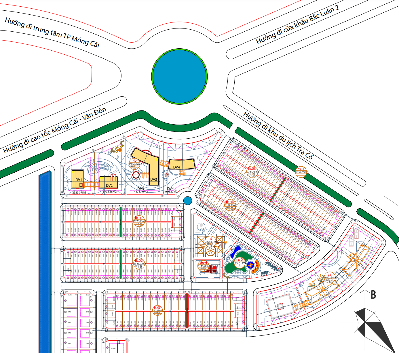 mặt bằng tổng thể dự án
