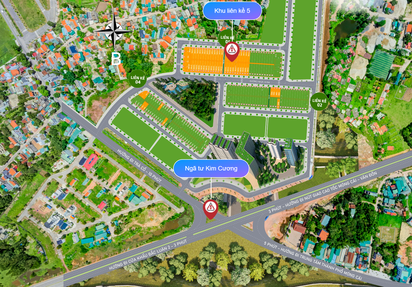 hình ảnh tổng quan của dự án asc móng cái