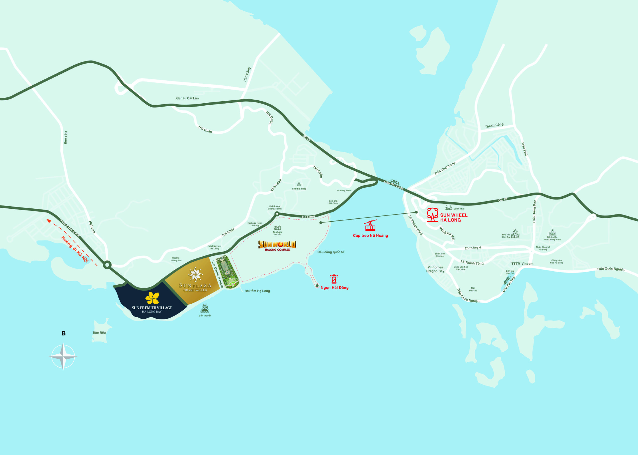 vị trí dự án Shophouse Europe Hạ Long