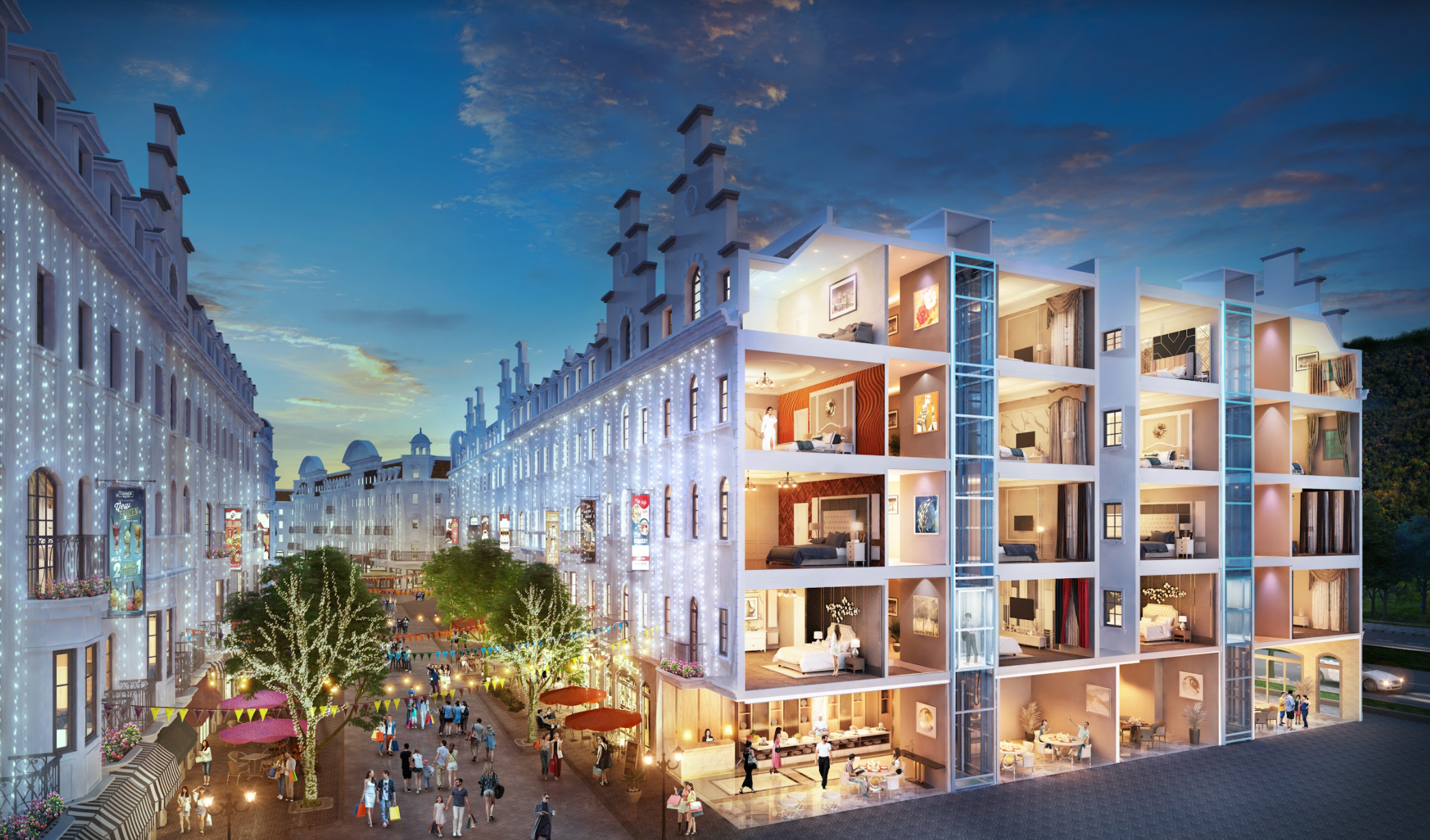 thiết kế dự án Shophouse Europe Hạ Long