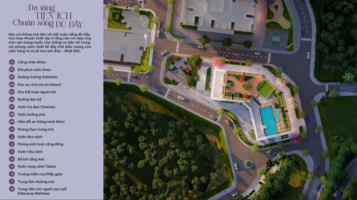 tiện ích dự án chung cư Misaki Hạ Long