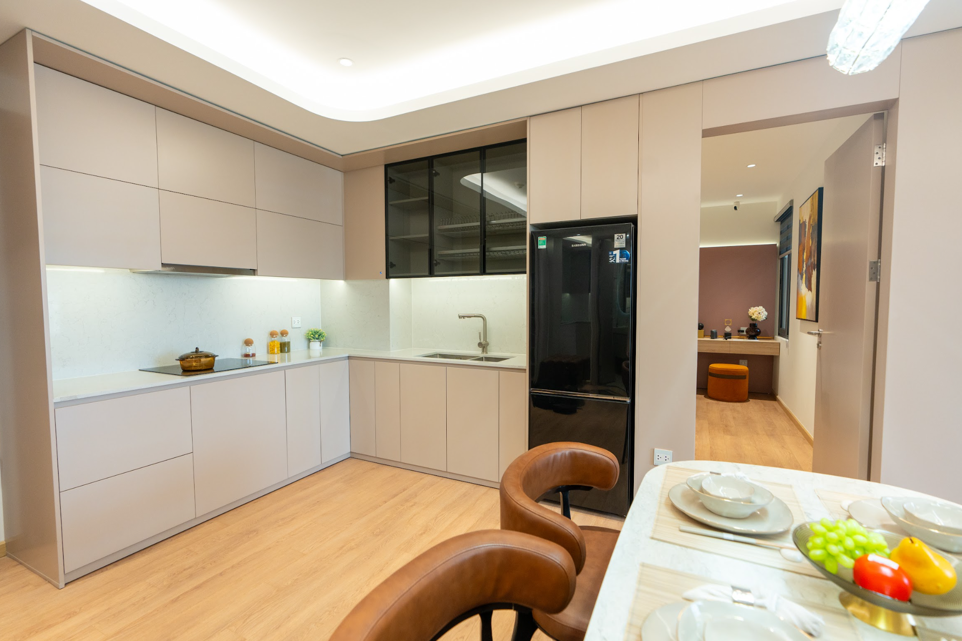 bếp trong căn hộ chung cư Misaki Hạ Long